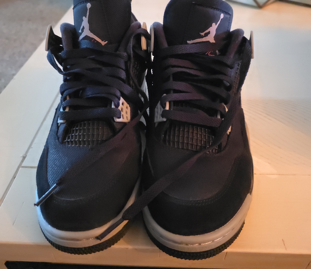 Jordan Black and Gray Sneakers
